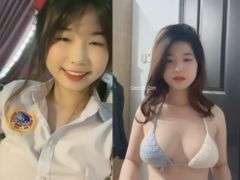Idol Tiktok Hương Lo Lộ Núm Hồng Vú Căng