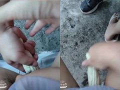 Gái Dâm Hứng Tình Nhờ Anh Shipper Nhét Bắp Vào Lồn